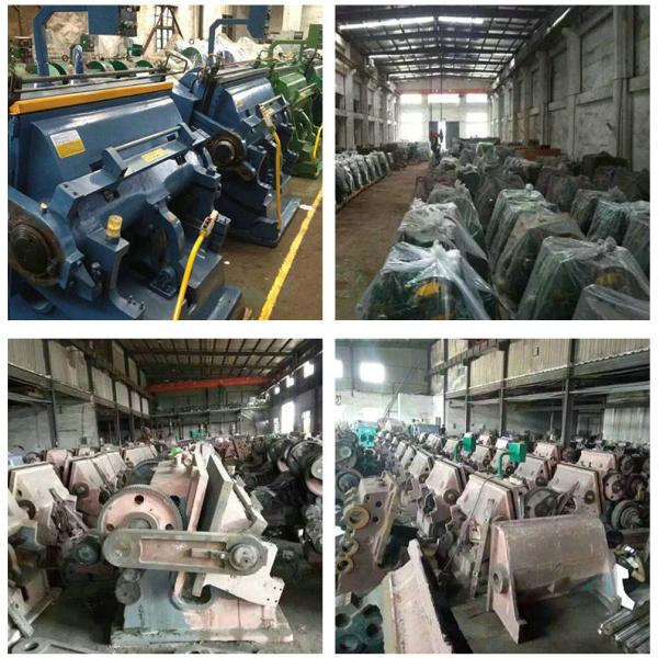 Blue Tabletop Paper Cup Die Cutting Machine High Efficiency Sensitive Subreliabie