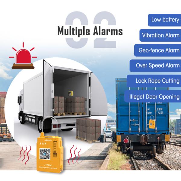 4G Bluetooth Electronic Seal Tracker Smart GPS Tracking Jointech JT709C