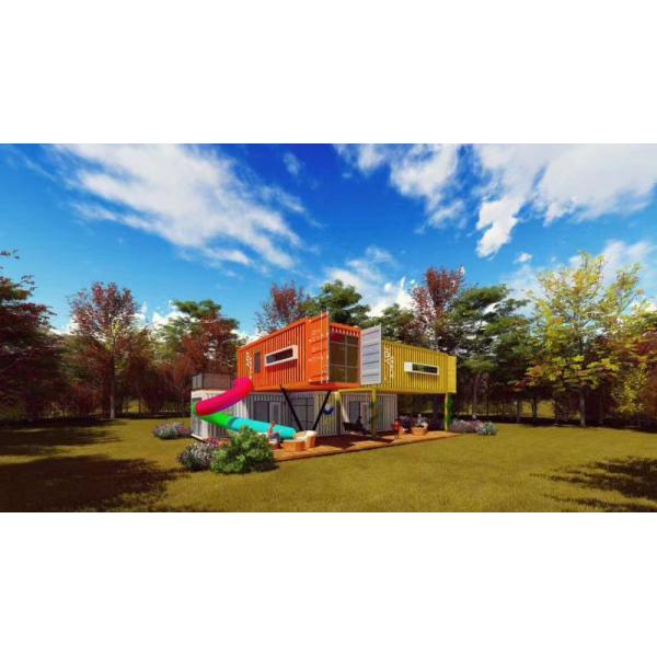 20 Flat Pack Containers Modular Buildings Color Painted With Window Roof