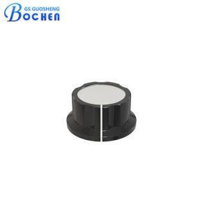 China Bochen Set Screw Or Push-On Mounting Type Bakelite Shell Bress Inner Hole Knob For Rotary Switch Potentiometer on sale