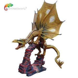 220v Customize Robotic Real Looking Dragon Realistic Movement 1 Year