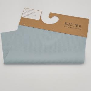 China 75D X 75D 4 Way Poly Seersucker Stretch Polyester Spandex Fabric For Suit on sale