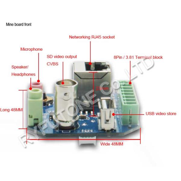 HD CCTV Camera Board SONY Camera Module Network IP Control Board