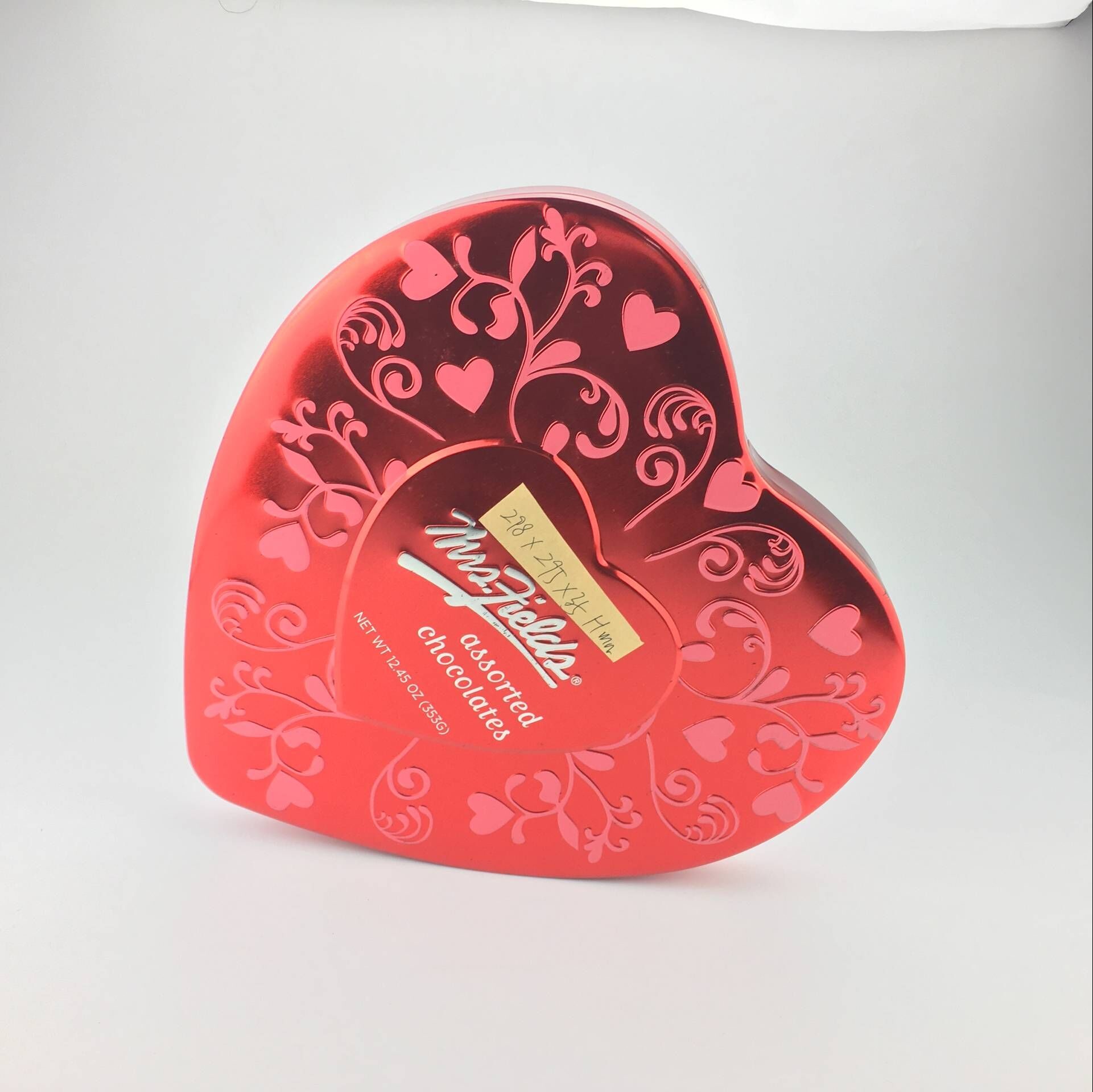 Extra Large Tin Containers Heart Shaped Cake Tins Wholesale Tin Boxes for Gifts