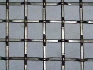 China Architectural Decoration Crimped Wire Mesh Single And Double Sided Pimple Ginned wholesale