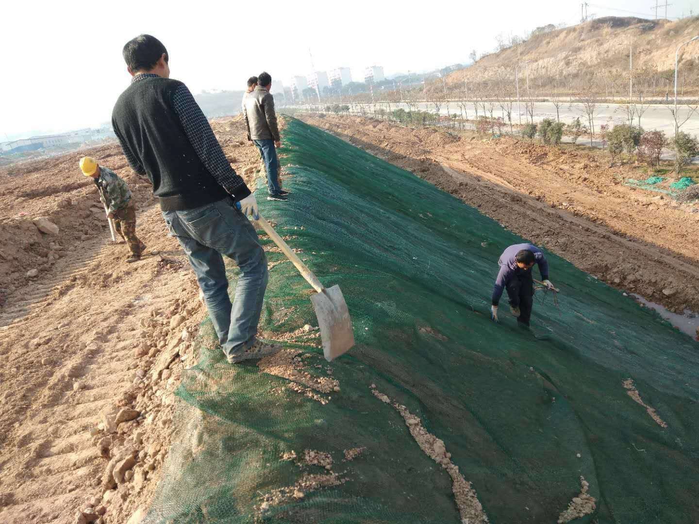 3D Geomat for Promoting Seed Sprout and Slope Stabilization in Railway Construction