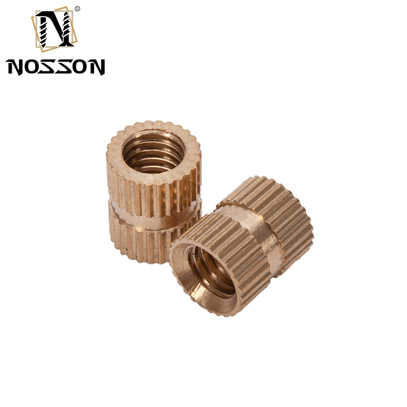 Metric Stainless Steel Ultimate Product Brass Knurled Nut Insert for Heavy Industry M3 M4 M5 M6 M8 M10 M12 1/4 3/8 5/16