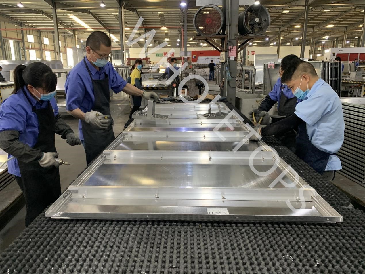 2.5mm Matt White Powder Coated Aluminum Solid Panel With Light Cover