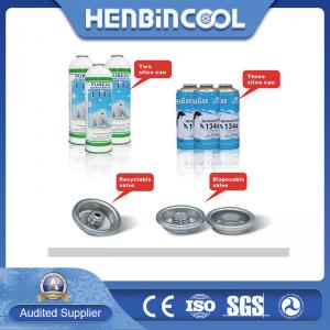 China Colorless 99.99% R134A Refrigerant Empty 2 Piece Tinplate Can To Fill Refrigerant wholesale