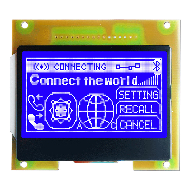 128X64 LCD Graphic Display Module S6B0724 Driver STN YG Display
