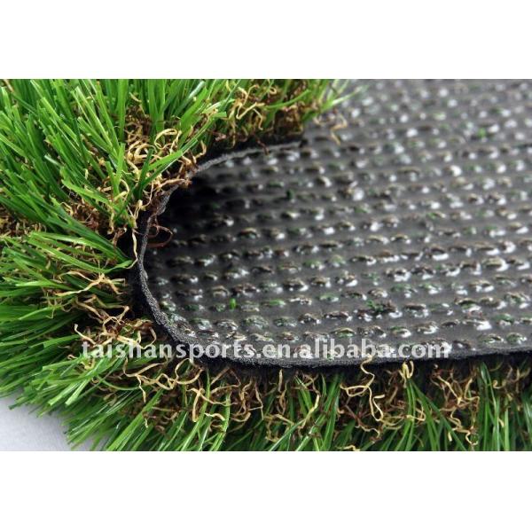 Customized Green Bi Color Artificial Landscape Grass For Schools Yards And Gardens