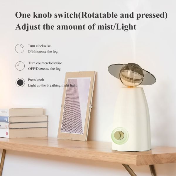 Flexible Portable Essential Oil Diffuser With Stepless Diffusion 15ML Capacity