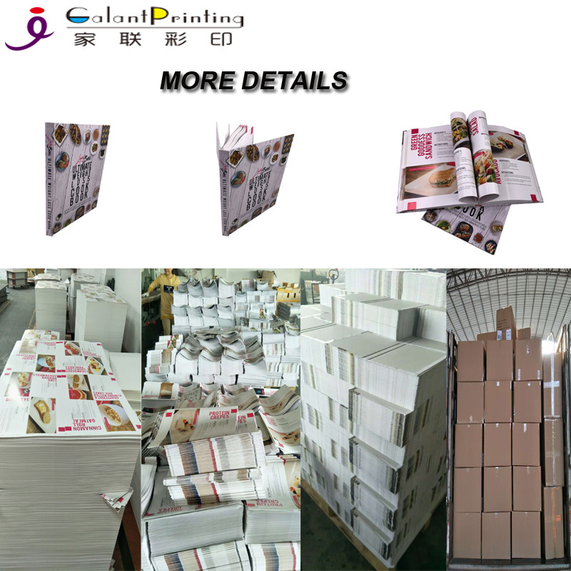 Offset Printing Custom Cookbook Printing Modern Design Customized Size