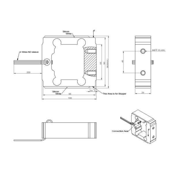 Side Mount Load Cell Sensor 1kg-30kg Load Cell Buy Analog Output
