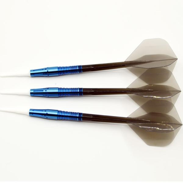 Quality 18.0g Professional Soft Tip Tungsten Dart Barrels With PVD Color Coated for sale