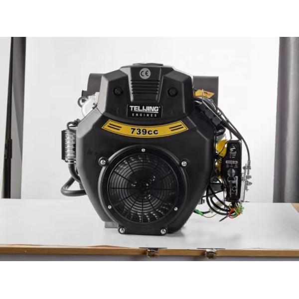27hp 739cc Gasoline Engine with E-Starter and Muffler Loading Qty 20GP/40HQ 81/228