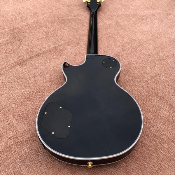 Guitar recording video appreciation custom mahogany black lpcustom electric guitar gold hardware