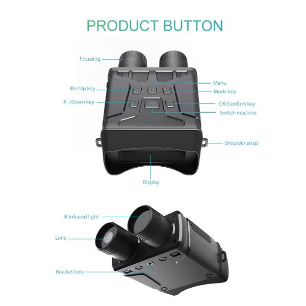 5X Zoom Real Night Vision Binoculars Hunting Digital Camera