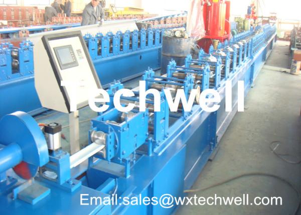 Quality CCr 15 High Grade Steel Rolling Shutter Forming Machine For 5-15m/min Forming Speed for sale