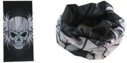 China Skull design tube scarf, tubular bandana, neck warmer wholesale