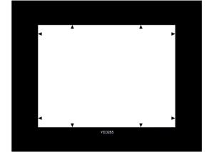 China YE0285 Digital Image Resolution Chart For Evaluation Infrared Illumination Operating View Distance wholesale