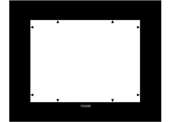 YE0285 Digital Image Resolution Chart For Evaluation Infrared Illumination