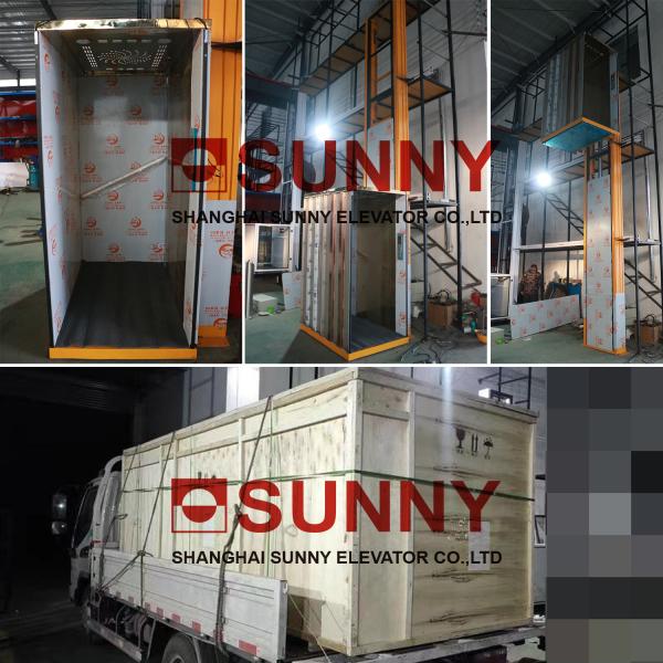 304 Stainless Steel Dumb Waiter Elevator 0.25m/s Small Home Lift