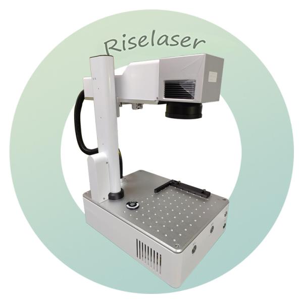 Quality 20w 30w 50w Fiber Laser Marking Machine Animal Ear Tag Engraver for sale
