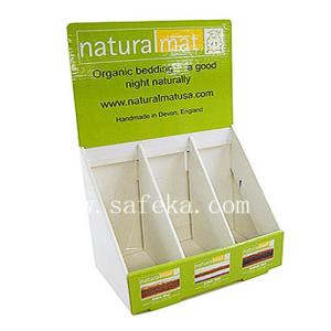 China 3 pockets Cardboard Counter Display,Paper CDU on sale