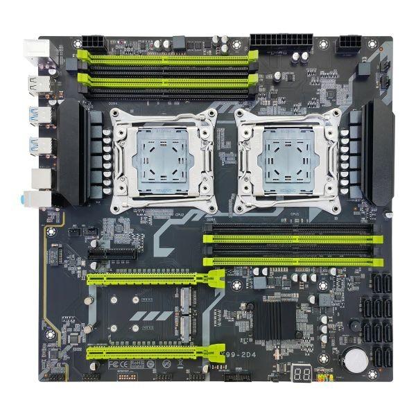 Quality Intel Chipset C612 X99 dual Lga2011-3 V3 V4 Motherboard For E5 2698 V4 for sale