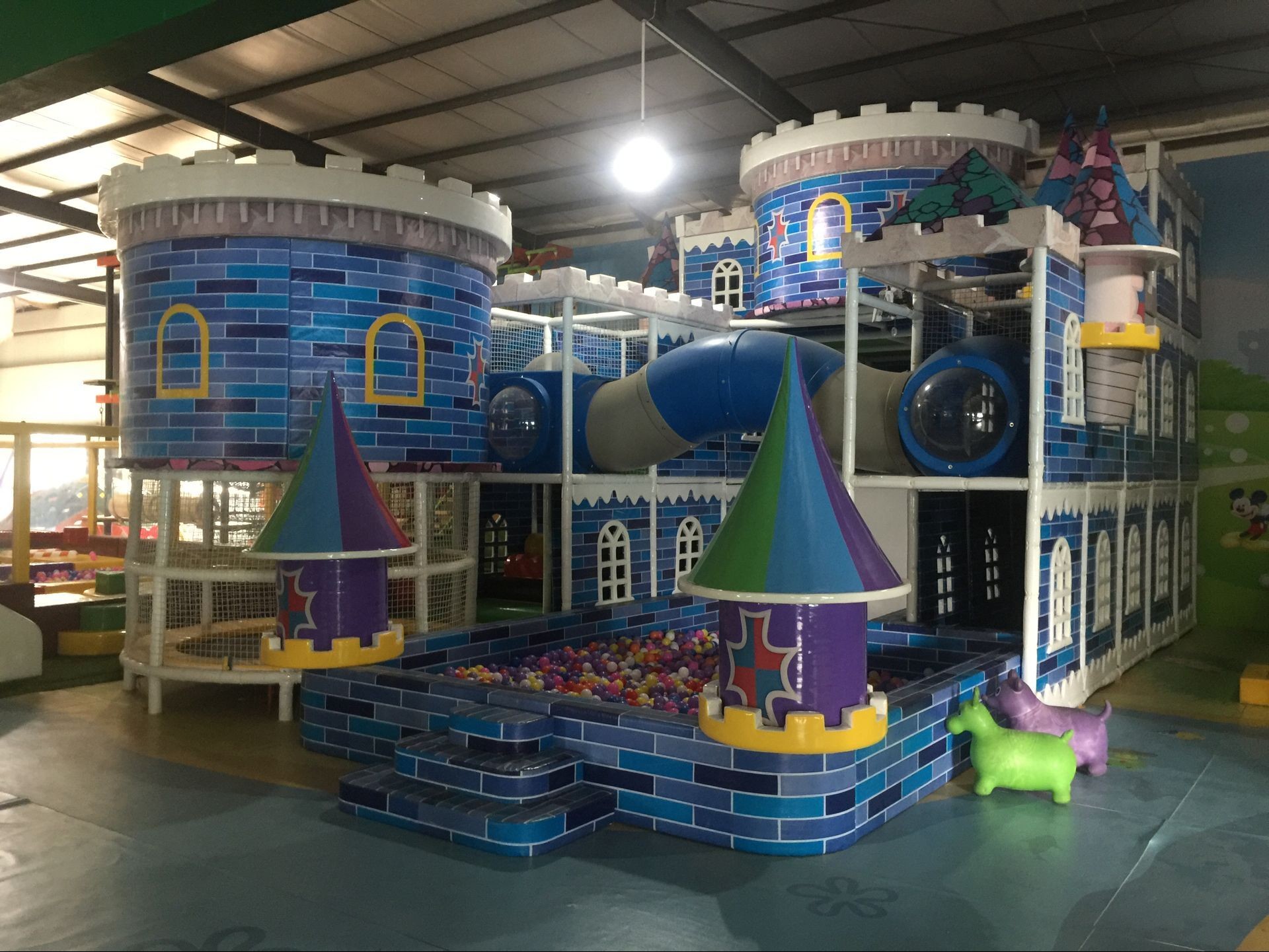 Kid's Zone Indoor Soft Playground Equipment Kids Rope Course Advanture Customize Highly Challenging Indoor Playground