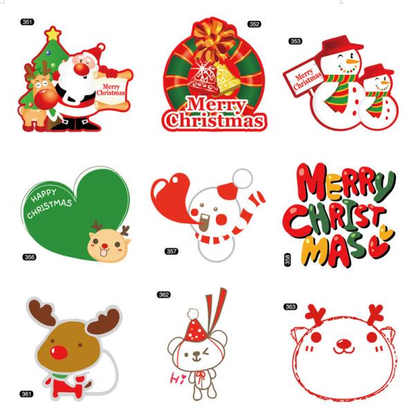 Quality Christmas Theme Gifts Self Adhesive Sticky Labels Custom Adhesive Labels for sale