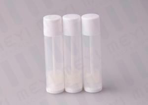 China 5g Volume Lip Balm Tubes With White Cap , Unique Lip Balm Packaging wholesale