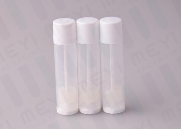 Quality 5g Volume Lip Balm Tubes With White Cap , Unique Lip Balm Packaging for sale