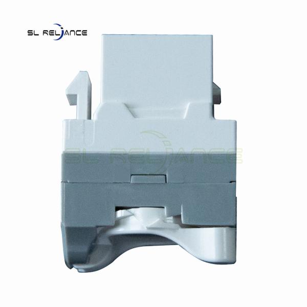 Quality 180 Rotary Female UTP CAT5e RJ45 Keystone Jack for Network Cabling Systems for sale