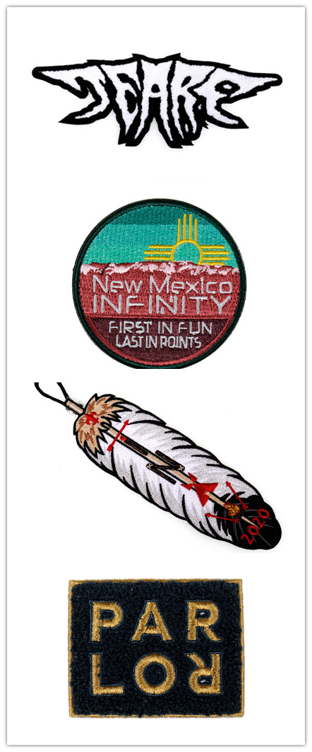 High Quality Cheap Custom Iron On Jean Jacket large Embroidery Patches lion Patches Embroidery