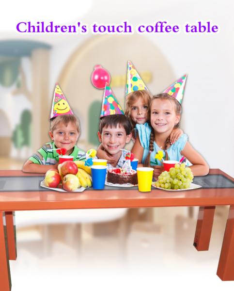 Customizable Size Multi Point Capacitive Touch Amusements Kids Table LCD Touch for Kids Playing in the Kindergarten
