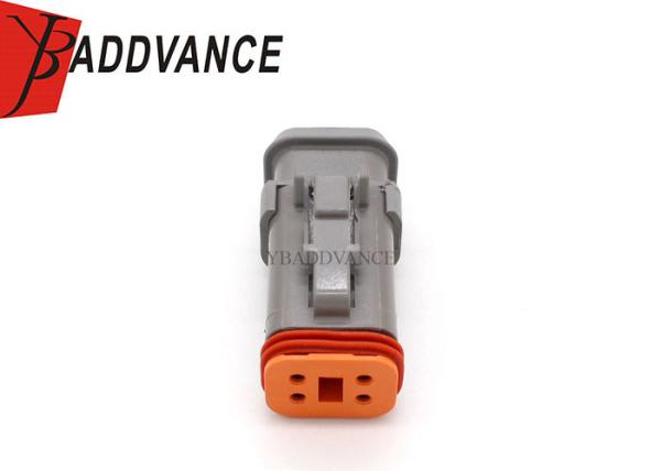 Quality Deutsch DT Gray 4 Way Connector Plug Adapter With Shrink Boot DT06-4S-E008 for sale