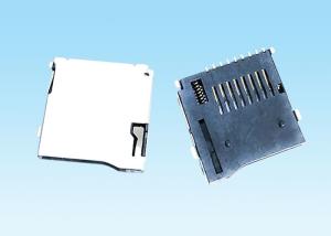 China Push Type T Flash Memory Module Connectors 60 Milliohms Max Contact Resistance wholesale