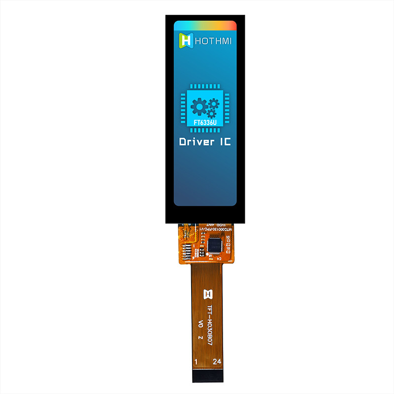 3.0 Inch 268x800 Strip Display Wide Temperature LCD TFT IPS Display Pcap Monitor