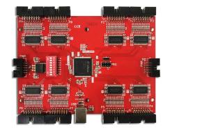 China Red Soldermask PCBA PCB Assembly Services High Voltage Power Supply Application wholesale