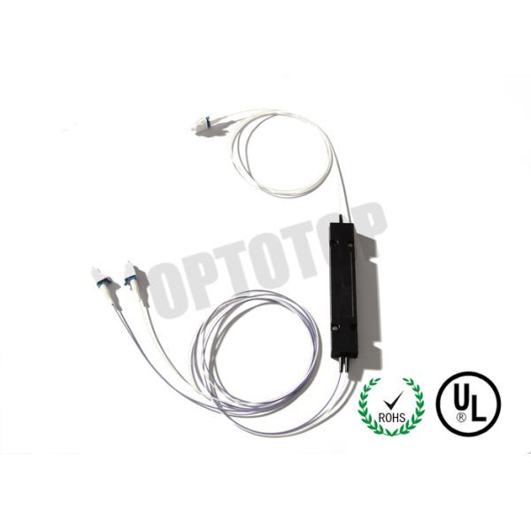 Single Mode Fiber Coupler 1X2 LC Fbt Coupler Φ0.9 With Connector Package C