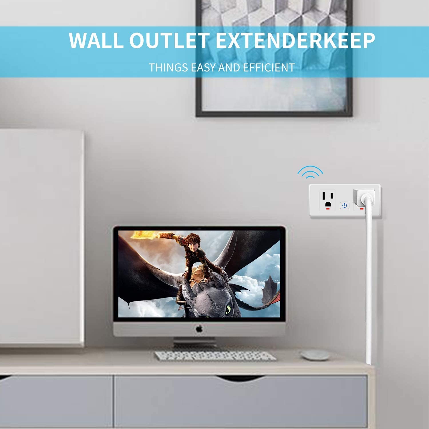 US Standard Tuya Wifi Smart Wall Plug Google Assistant Voice And Timing Control