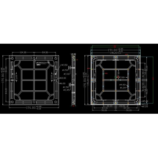 P3 LED Outdoor Ultra Slim SMD LED Display Module 500g Lightweight LED Video Display Panel Shenzhen Factory