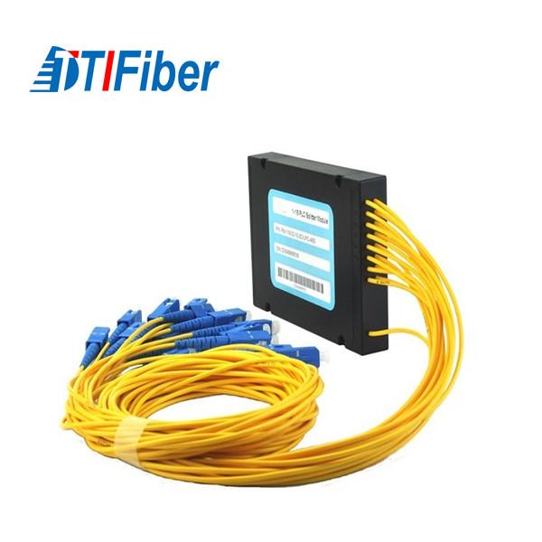 Telecom Level PLC Optical Audio Splitter Singlemode Suit For 1260~1650