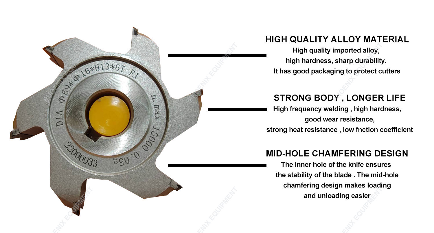 Lightweight Milling Cutter for Fully Automatic Woodworking Tool CNC Machining Center