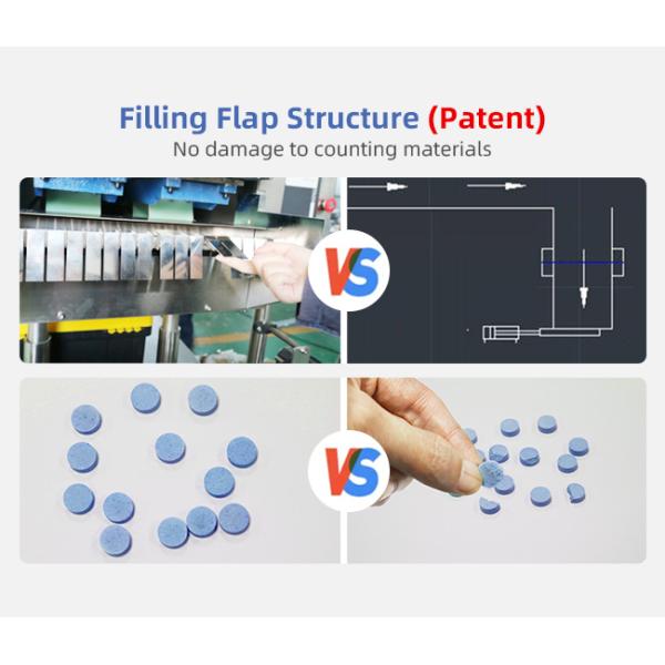 High Speed Automatic Counting Machine Tablet Capsule Counter For Pharmacy And Food Industries