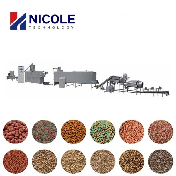 Quality Automatic Trout Fish Feed Production Machine Processing Line 100 - 1000kg/h for sale