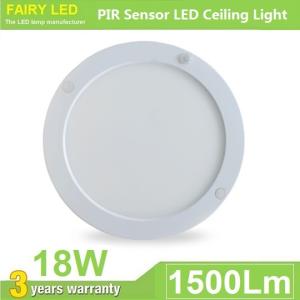 China PIR Motion Sensor LED Ceiling Light 18W Surface Mounted on sale