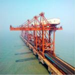 Receiving and Unloading Device for Bulk Carrier Ship Unloader